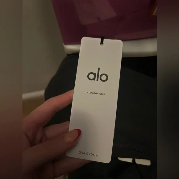 ❌SOLD❌NWT Alo Yoga Soho Sweatpant in Anthracite Gray Size XXS - Picture 5 of 6